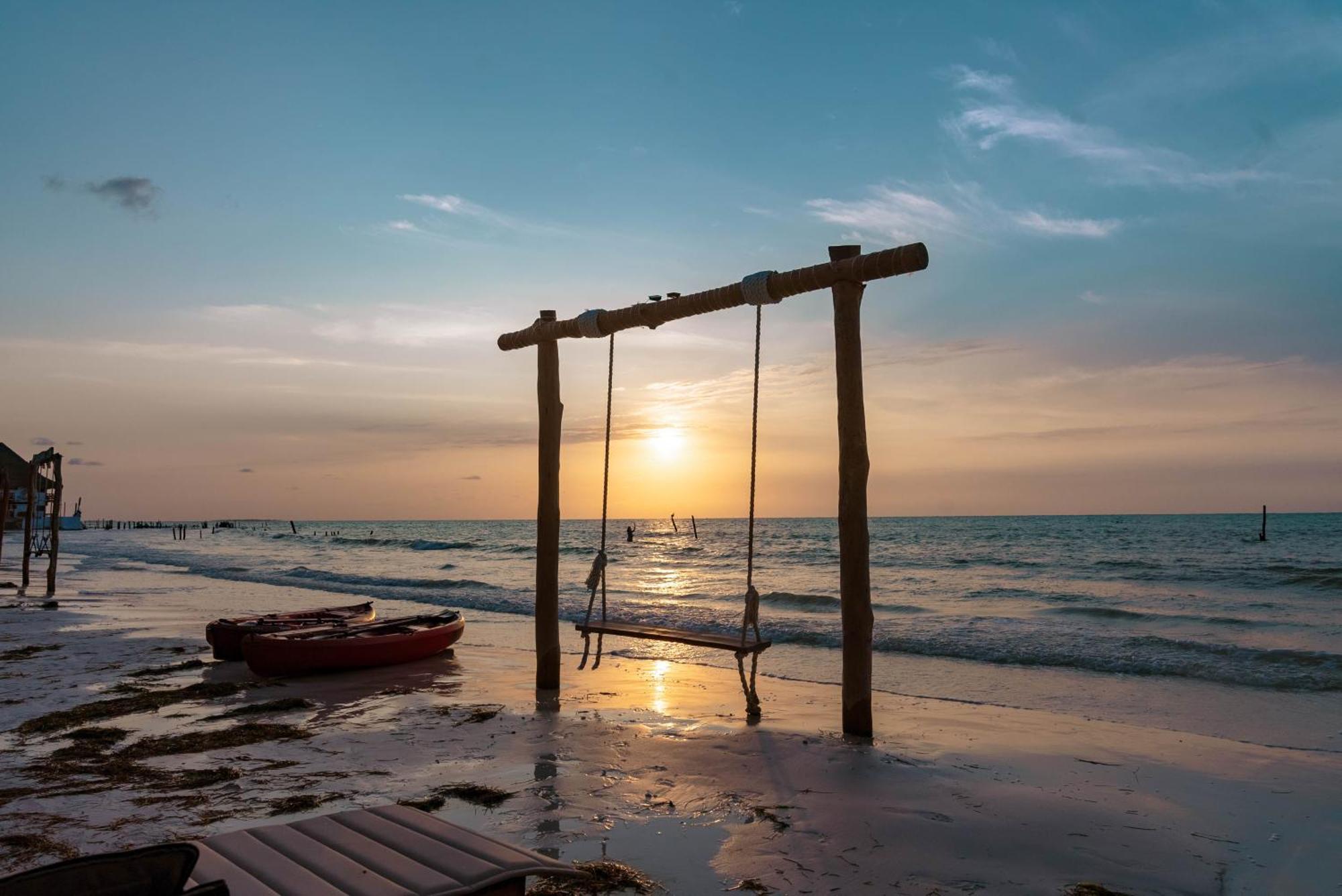 Awa Holbox Hotel Boutique - Beach Front Eksteriør billede